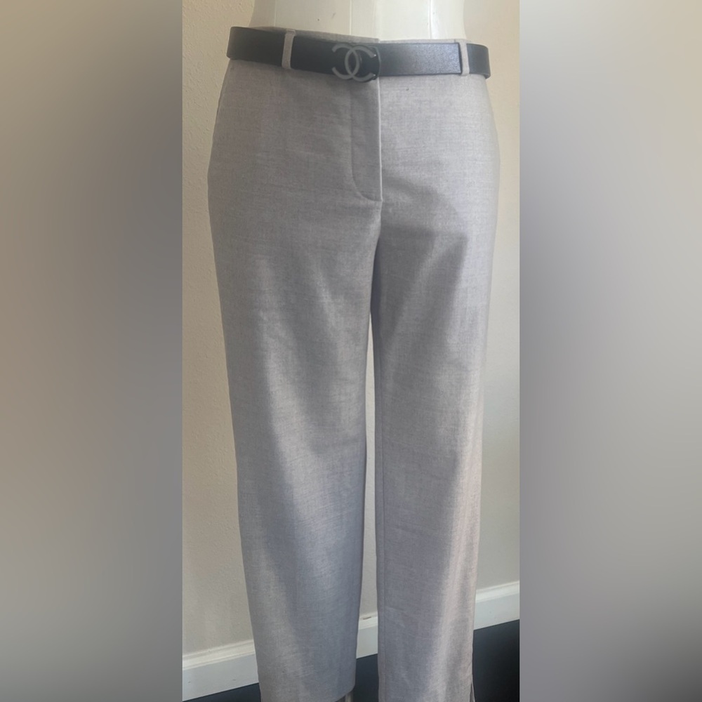 Fabiana Filippi Gray Tailored Trousers Sz 42